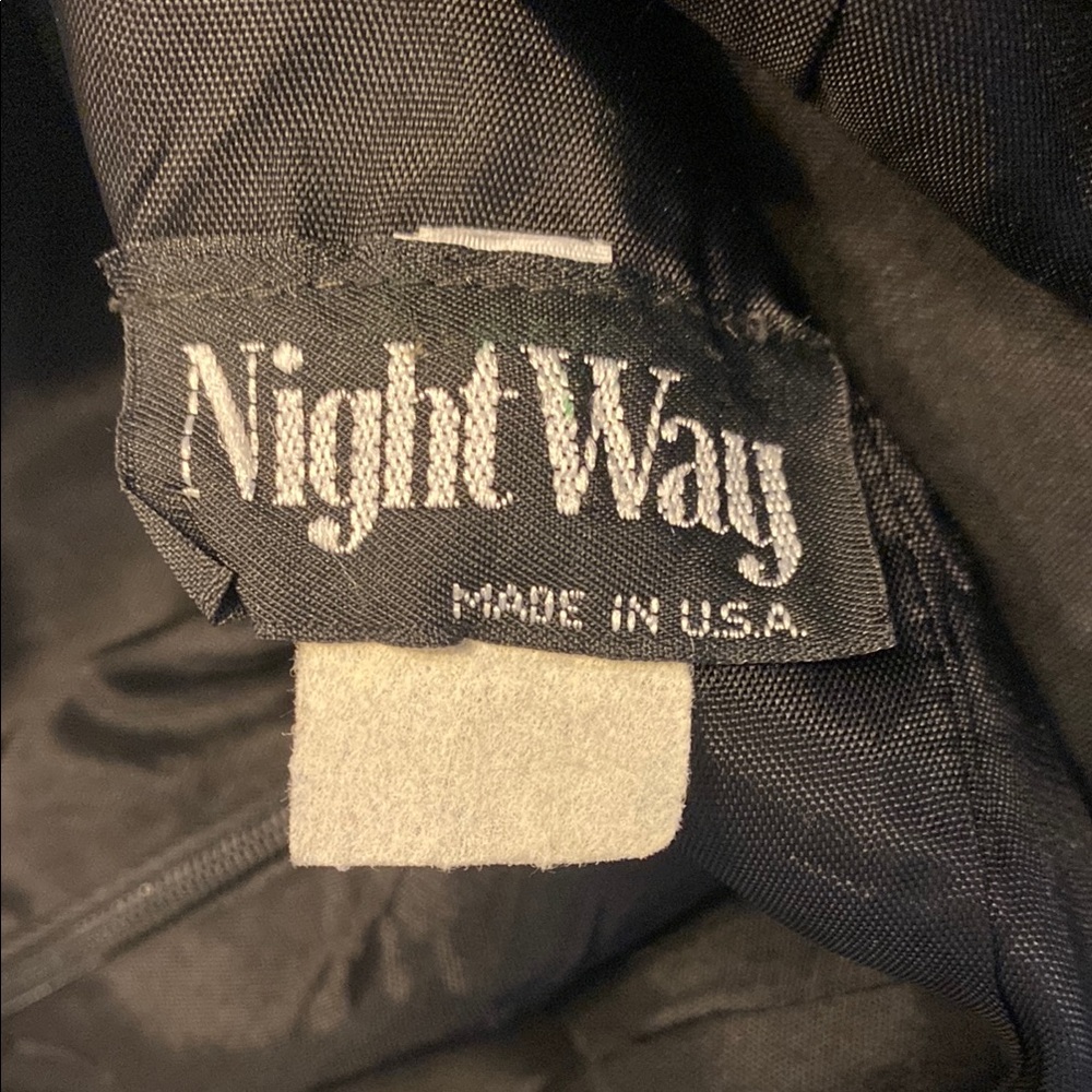 Night Way Collections Black Embellished Sheath Dress - Picture 2 of 4